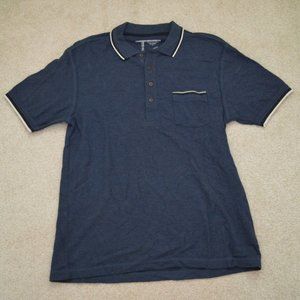 Men's dark blue polo